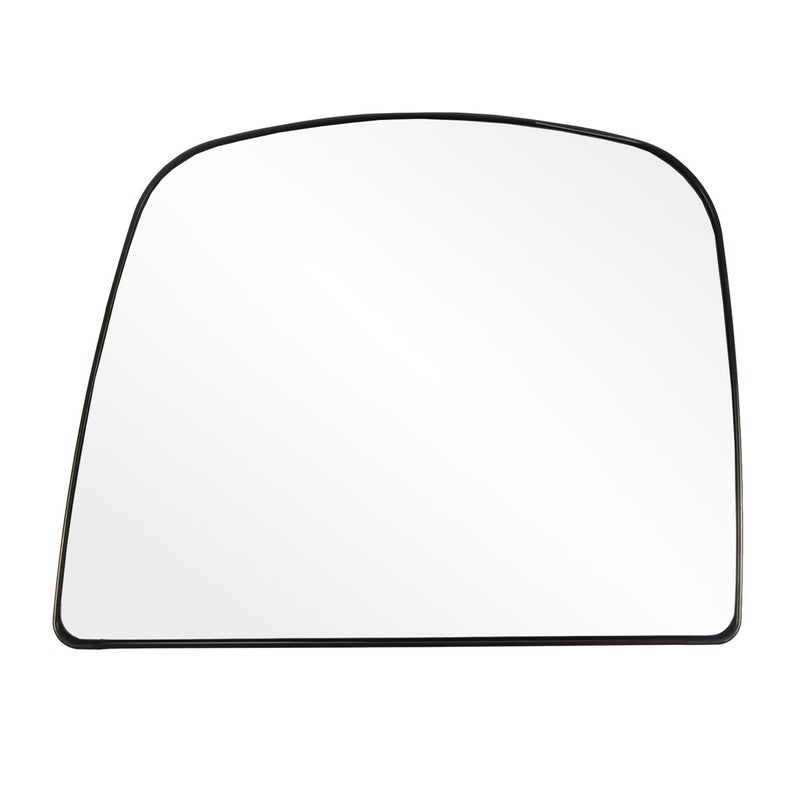 Fit System 88263 Driver Side Non-Heated Mirror Glass w/Backing Plate, GMC Savana Full Size Van, Chevy Express, 5 11/16" x 71/4" x 8 3/8" (top Lens) - Image 1